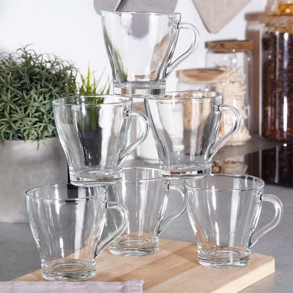 Набір склянок для кави й чаю VILDE 139613 (6 шт, 250 мл)