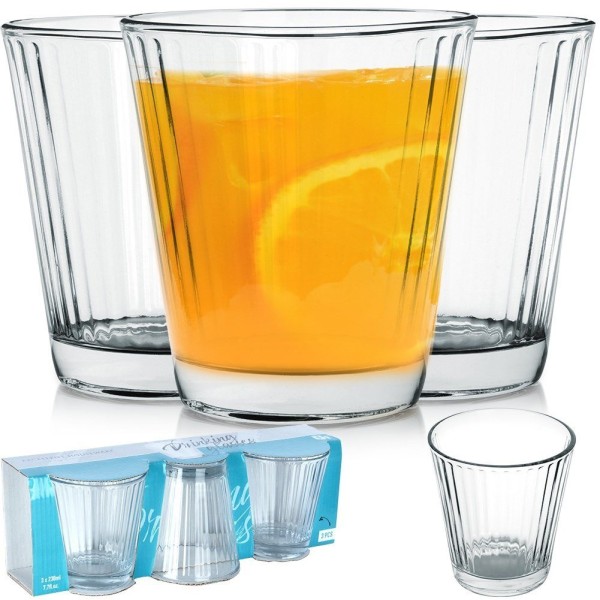 Набір склянок для напоїв EH EXCELLENT HOUSEWARE 139634 (3 шт., 220 мл)