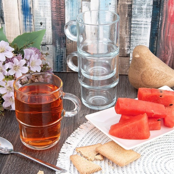 Zestaw szklanek do kawy i herbaty LAV 129673 (6 sztuk, 350 ml)