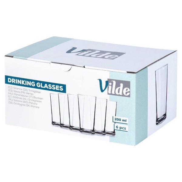 Набір високих склянок VILDE 139617 (200 мл, 6 шт.)