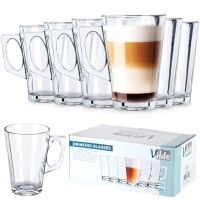 Zestaw szklanek do kawy latte macchiato VILDE 139614 (6 szt., 255 ml)