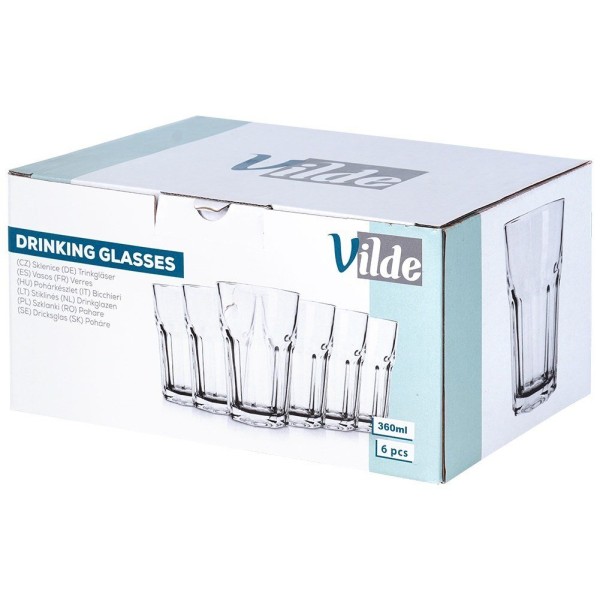 Набір високих склянок VILDE 139615 (360 мл, 6 шт.)