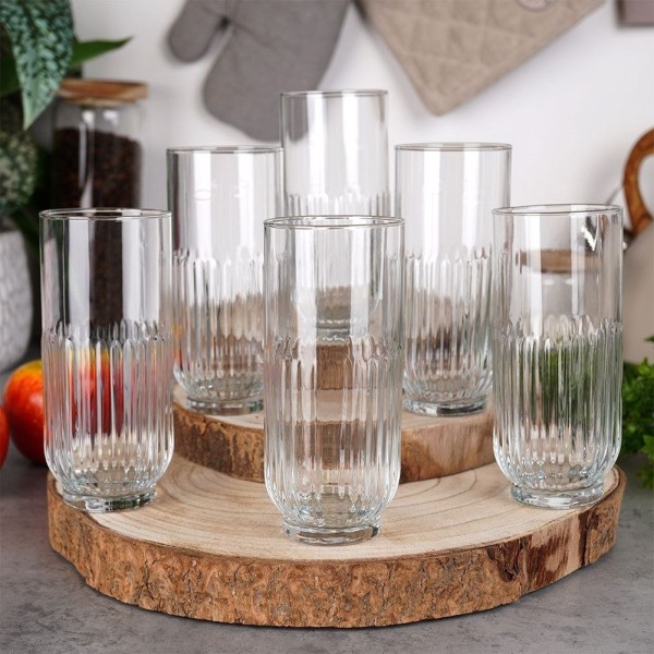 Високі склянки для напоїв Orion 145106 (6 шт., 380 мл)