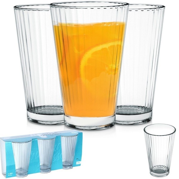 Набір склянок для напоїв EH EXCELLENT HOUSEWARE 139633 (3 шт., 270 мл)