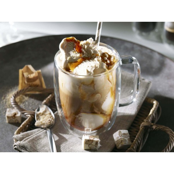 Zestaw szklanek Zwilling Sorrento Plus do latte macchiato 450 ml z uchwytem