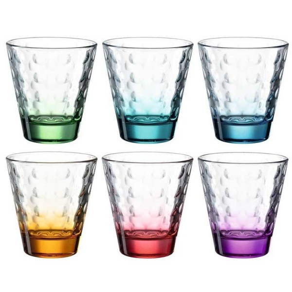 Zestaw szklanek Leonardo Optic 6 sztuk 215 ml do napojów