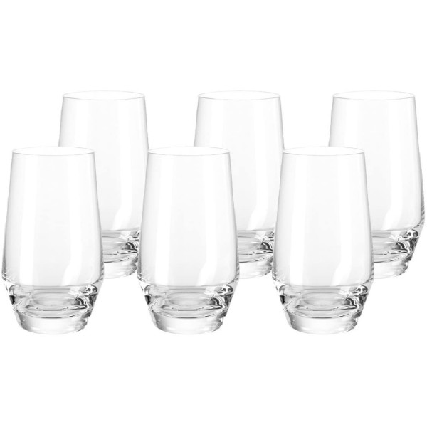 Набір високих склянок Puccini 6 шт, 365 мл – для подачі напоїв на святковому столі