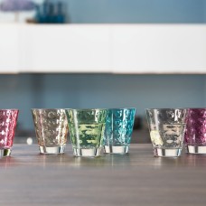 Zestaw szklanek OPTIC 220ml 6 kolorowych do napojów