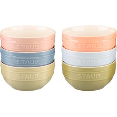 Набір мисок для сервірування Staub Serving, 6 шт, Ø 14 см, багатокольорові