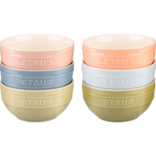 Набір мисок для сервірування Staub Serving, 6 шт, Ø 14 см, багатокольорові