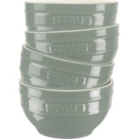 Набір для сервірування Staub Serving, 4 миски 14 см, евкаліптовий