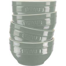 Набір для сервірування Staub Serving, 4 миски 14 см, евкаліптовий