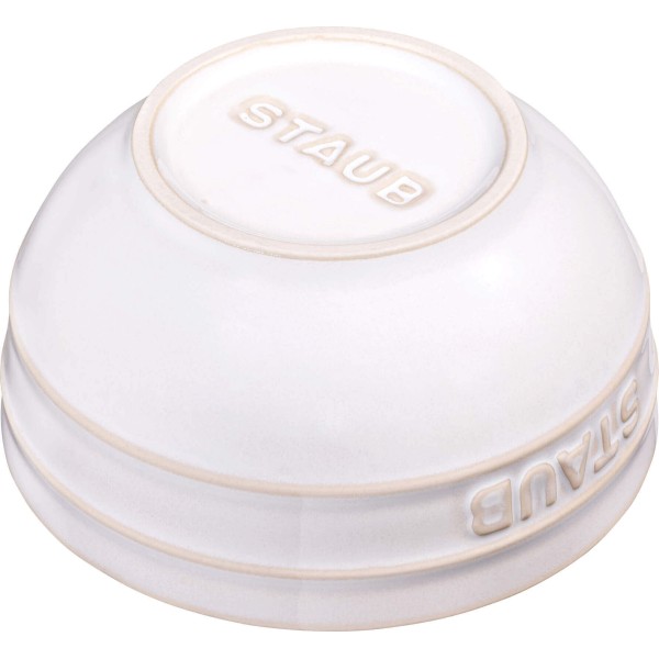 Набір мисок Staub Serving, 4 круглі миски 12 см, колір слонова кістка для сервірування