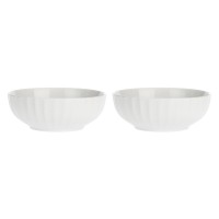 Zestaw 2 misek do sałatek La Porcellana Bianca Pieve 26 cm idealny do serwowania świeżych sałatek