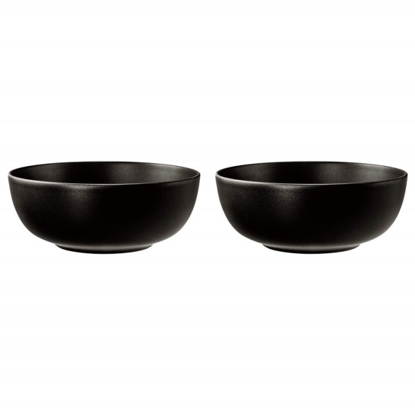 Набір мисок Seltmann Liberty Velvet Black 20 см для сервірування, 2 шт.