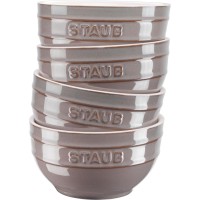 Набір для сервірування, Staub Serving, 4 круглі миски 14 см, графітова антиква