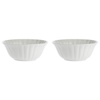 Zestaw 2 misek do sałatek La Porcellana Bianca Ducale 23 cm do serwowania