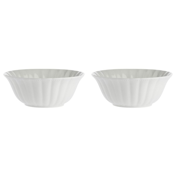 Zestaw 2 misek do sałatek La Porcellana Bianca Ducale 23 cm do serwowania