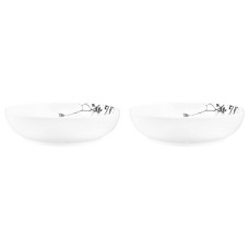 Набір мисок Seltmann Liberty Dark Rose Hip, 2 шт, 25 см для сервірування столу