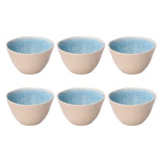 Набір мисок Rose&Tulipani Concerto Fuse Azzurro, 6 шт, 12 см для сервірування