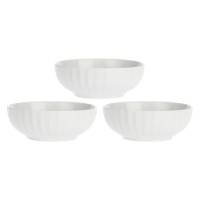 Zestaw misek do sałatek La Porcellana Bianca Pieve 17 cm, 3 sztuki