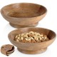 Набір мисок Home Styling Collection для сервірування, 2 шт, дерево, 16 см, 400 мл