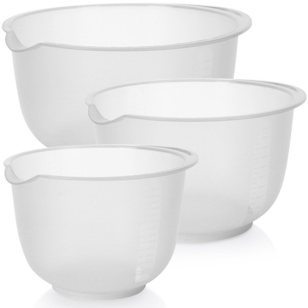 Набір кухонних мисок Excellent Houseware для змішування з мірними позначками 1.5/2/2.5 л (3 шт)