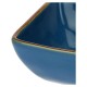 Zestaw 6 kwadratowych miseczek ROSE&TULIPANI Concerto Blu Avio 8 cm do serwowania przekąsek