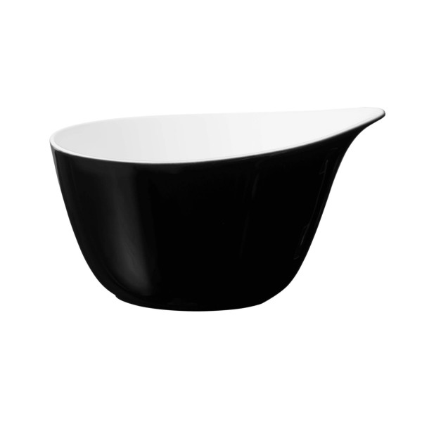 Zestaw 2 miseczek z uchwytem Seltmann Life Fashion Glamorous Black 600 ml do serwowania napojów