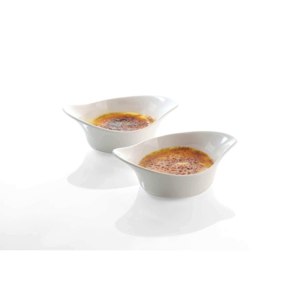Zestaw miseczek do creme brulée Gefu Inspiria 2 sztuki, idealne do deserów