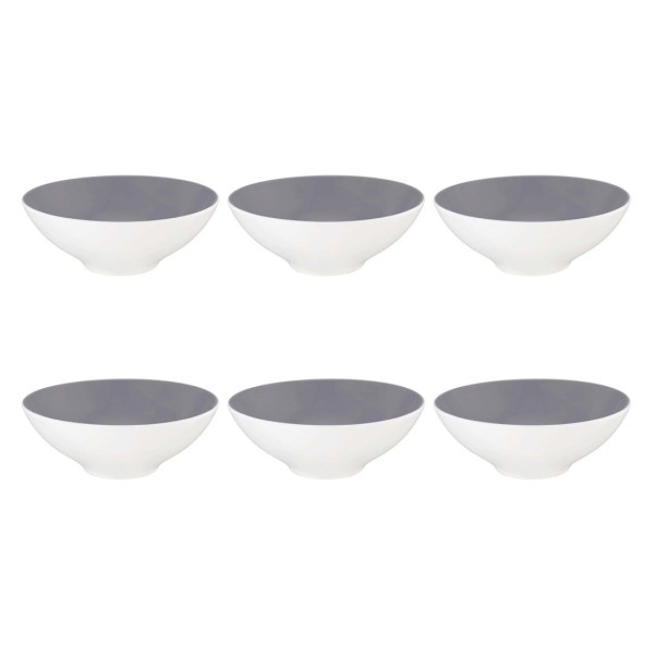Набір мисочок Seltmann Life Fashion Elegant Grey, 6 шт, 14.5 см для сервірування