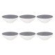 Набір мисочок Seltmann Life Fashion Elegant Grey, 6 шт, 14.5 см для сервірування