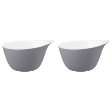 Набір мисочок Seltmann Life Fashion Elegant Grey 600 мл з ручками для сервірування
