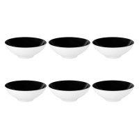 Набір мисок Seltmann Life Fashion Glamorous Black для сервірування, 6 шт, Ø 14.5 см