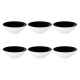 Набір мисок Seltmann Life Fashion Glamorous Black для сервірування, 6 шт, Ø 14.5 см