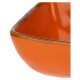 Zestaw 6 kwadratowych miseczek Rose&Tulipani Concerto Arancione 8 cm do serwowania przystawek