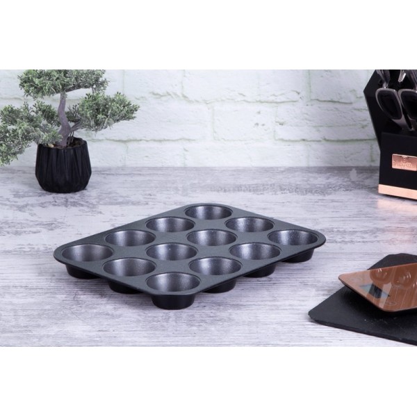 Форма для випікання, Berlinger Haus BH-1436, 12 маффінів, силіконова — для випікання кексів і мафінів