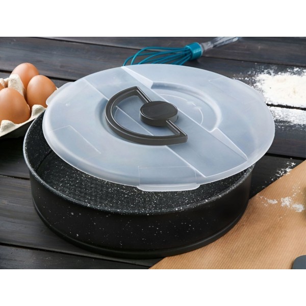 Forma do pieczenia tortownica Brunbeste BB-2548 28x6,8 cm z pokrywą non-stick do ciast i deserów