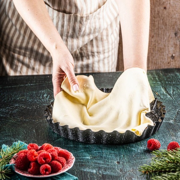 Форма для випічки, Kinghoff KH-1956, кругла тортівниця Ø28 см — для тартів і пирогів