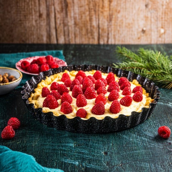 Форма для випічки, Kinghoff KH-1956, кругла тортівниця Ø28 см — для тартів і пирогів