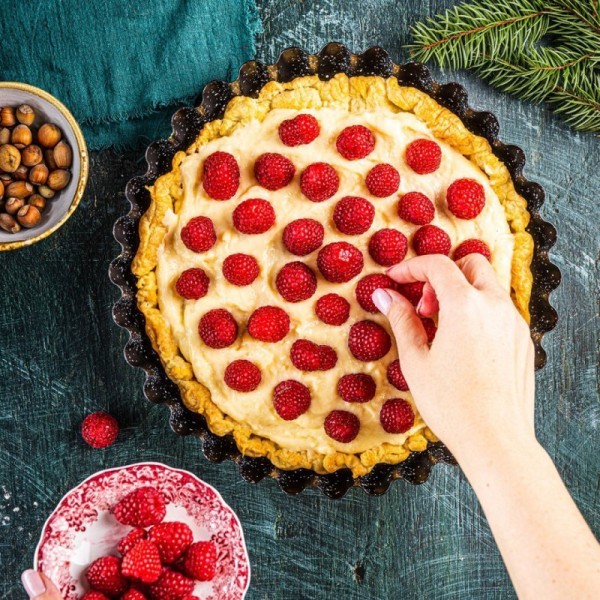 Форма для випічки, Kinghoff KH-1956, кругла тортівниця Ø28 см — для тартів і пирогів