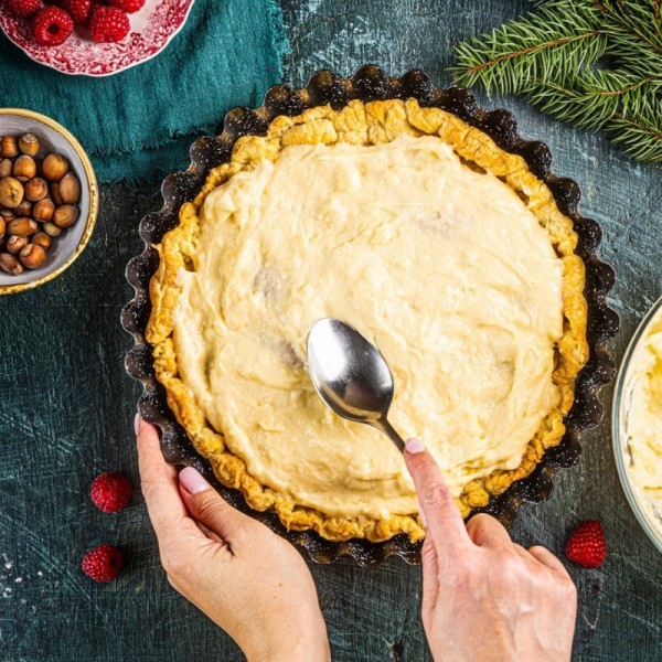 Форма для випічки, Kinghoff KH-1956, кругла тортівниця Ø28 см — для тартів і пирогів