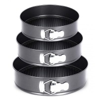 Tortownica, E-8013, formy rozpinane 3 szt. 24/26/28 cm — zestaw do pieczenia