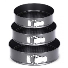 Форма для випікання, Brak (бренд невідомий), Rozpinane 3 шт. 24/26/28 см, для випікання тортів та коржів