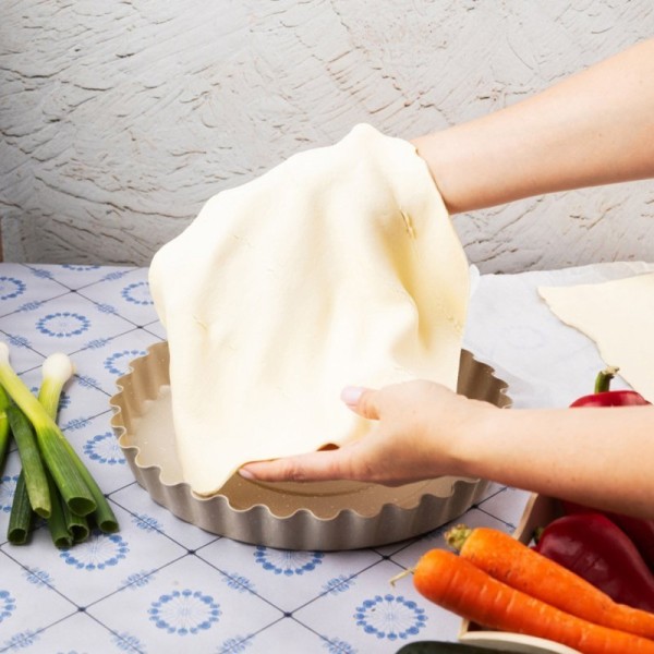 Форма для тартів, Kinghoff KH-1958, Ø28 см, знімне дно — для випікання тортів і тартів