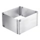 Regulowana tortownica Brunbeste BB-3141, forma do ciasta 15-27x8cm, idealna do pieczenia ciast o zmiennym rozmiarze