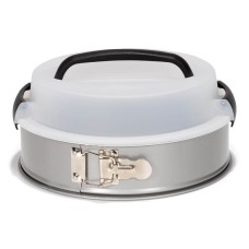 tortownica Patisse Silver-Top 24 cm z pokrywką i uchwytem do pieczenia ciast