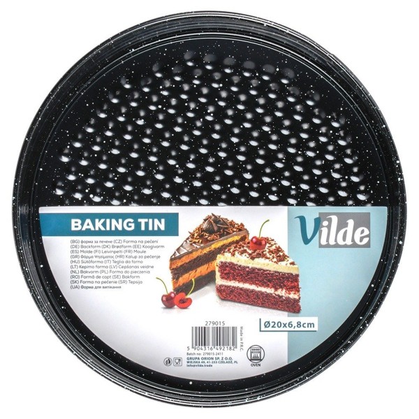 ГРАНІТНА КРУГЛА ФОРМА ДЛЯ ТОРТА 20 СМ VILDE 279015