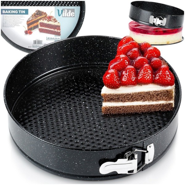 ГРАНІТНА КРУГЛА ФОРМА ДЛЯ ТОРТА 28 СМ VILDE 279017