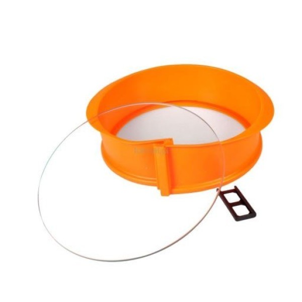 СИЛІКОНОВА ФОРМА ДЛЯ ТОРТА Ø26 см ЗІ СКЛЯНИМ ДНОМ TS-368